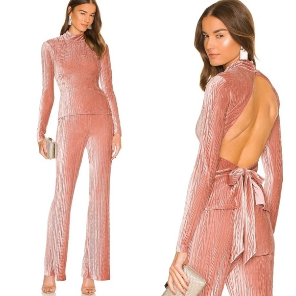 NWT Michael Costello x REVOLVE Piera Top in Mauve Size‎ Medium - Picture 1 of 10